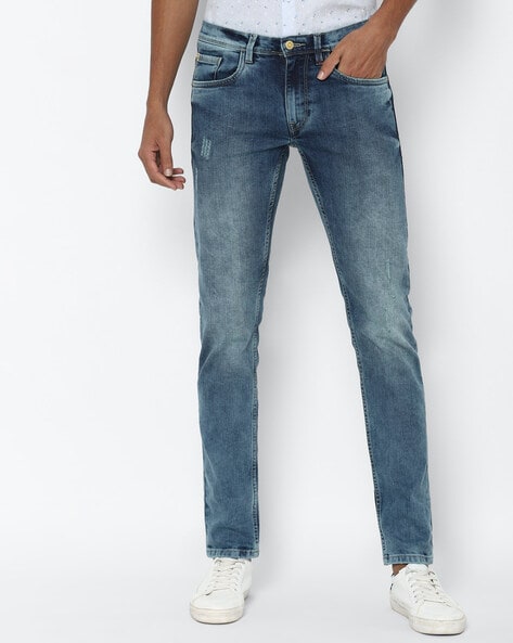 Allen Solly Men Washed Skinny Jeans