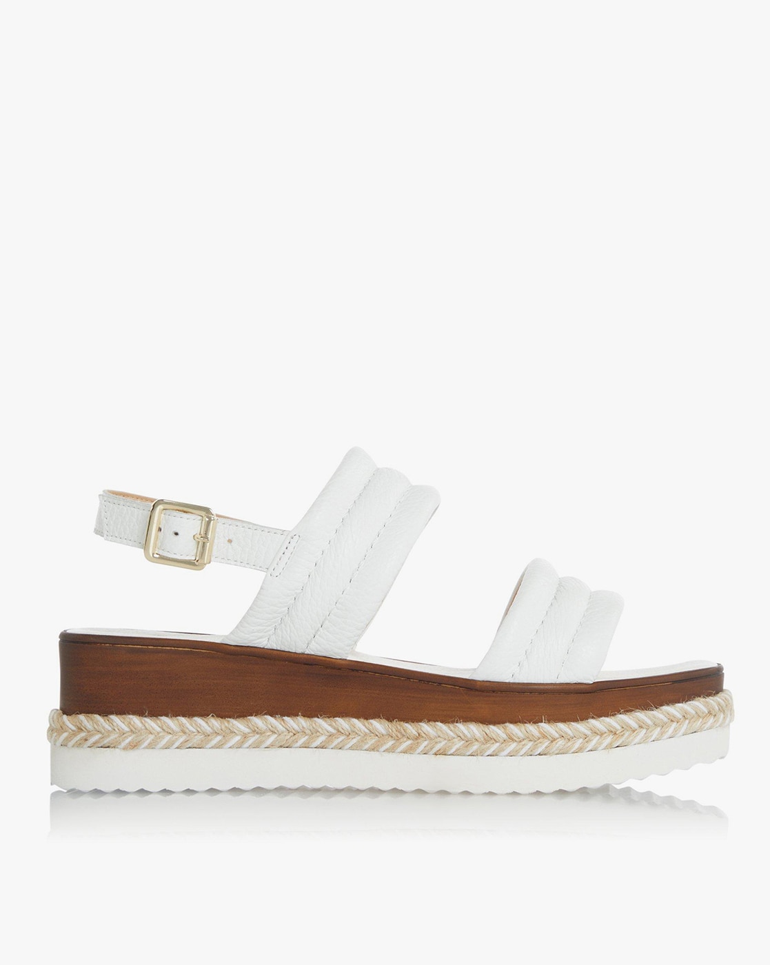 White flatform espadrille discount sandals