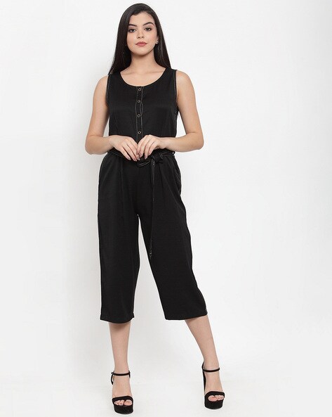 black colour ka jumpsuit