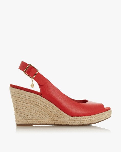 Red espadrille wedge sandals new arrivals