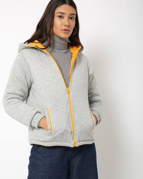 yellow cover up jacket