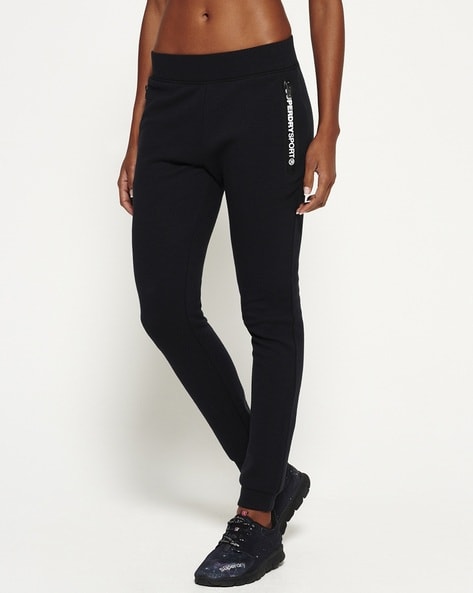 Superdry joggers with online zip pockets