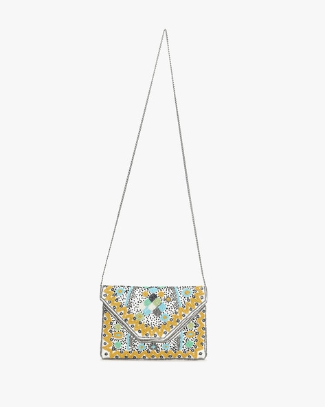 Buy White & Yellow Handbags for Women by Svrnaa Online | Ajio.com