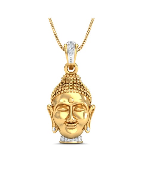 Limited Edition Detailed Sitting Young Buddha Necklace on a 16