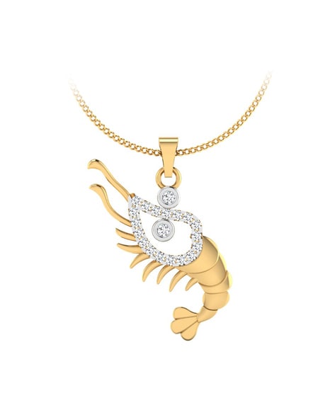 Fish deals pendant gold