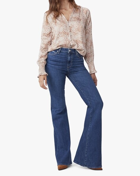 genevieve high waist flare jeans