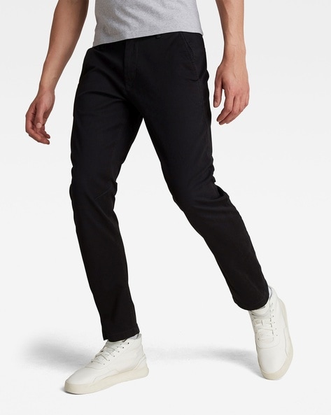 g star black chinos