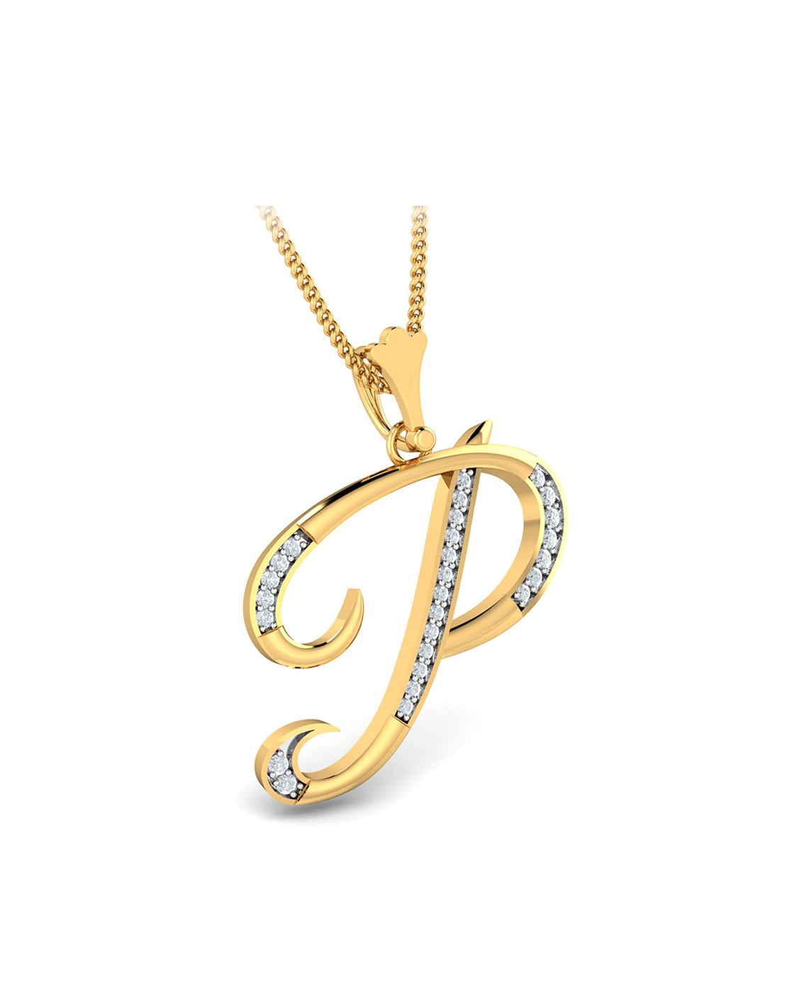 Buy Yellow Gold Necklaces & Pendants for Women by KuberBox Online ...