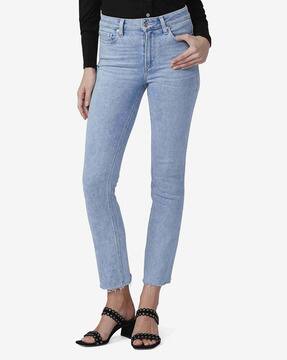 Buy Paige Cindy Washed Raw Hem High 