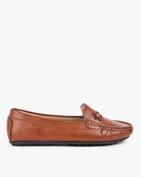 Buy Tan Flat Shoes for Women by FIONI 
