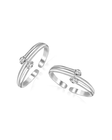 The Parikshit Silver Toe-Rings- Buy Exclusive Handmade Silver Toerings — KO  Jewellery