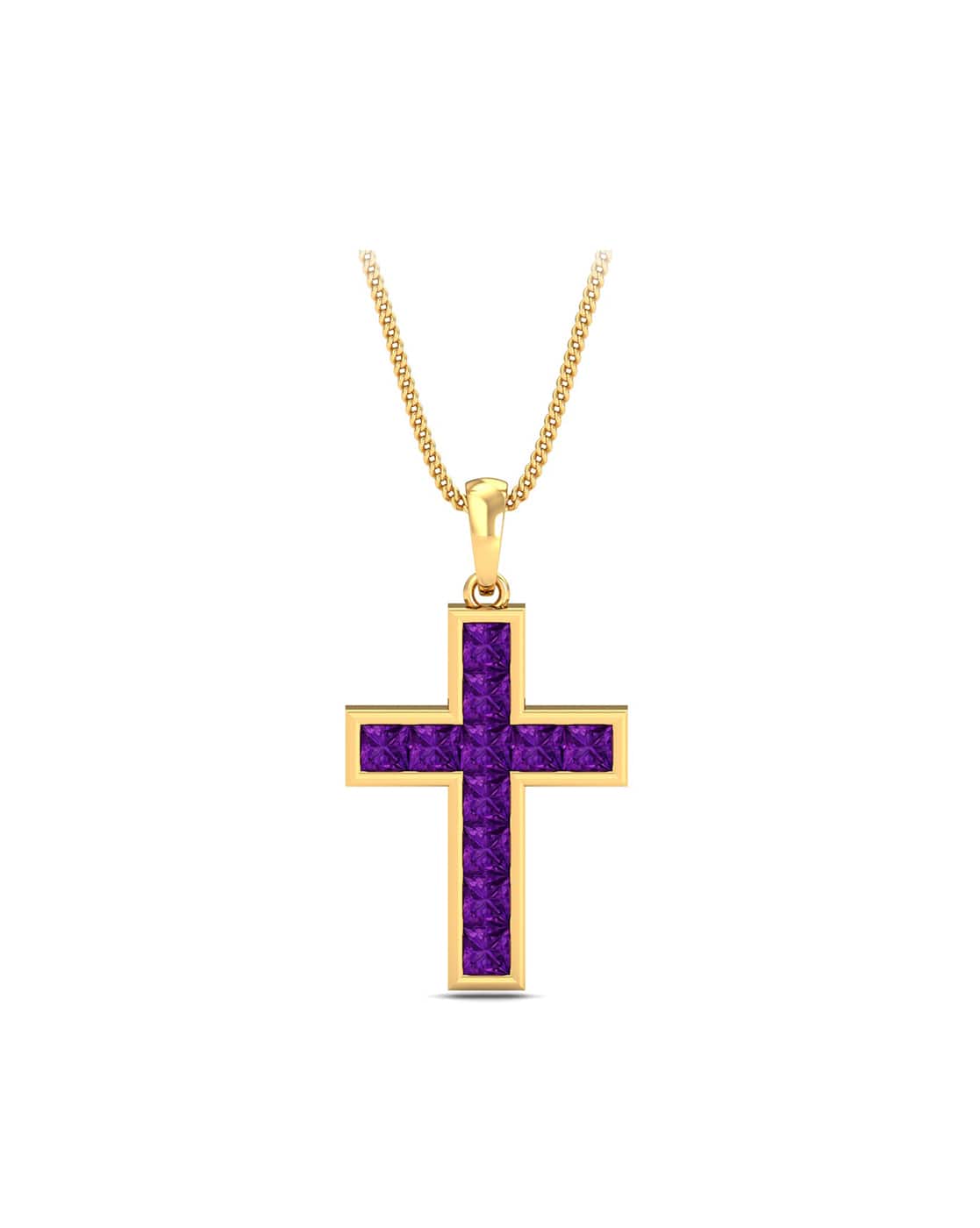 Buy Purple \u0026 Yellow Gold Necklaces 