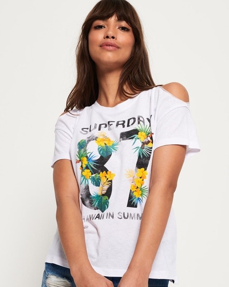 Superdry cold shoulder online top