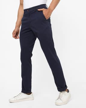 Tapered Fit Flat-Front Trousers