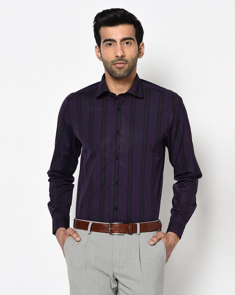 Blackberrys Striped Slim Fit Shirt