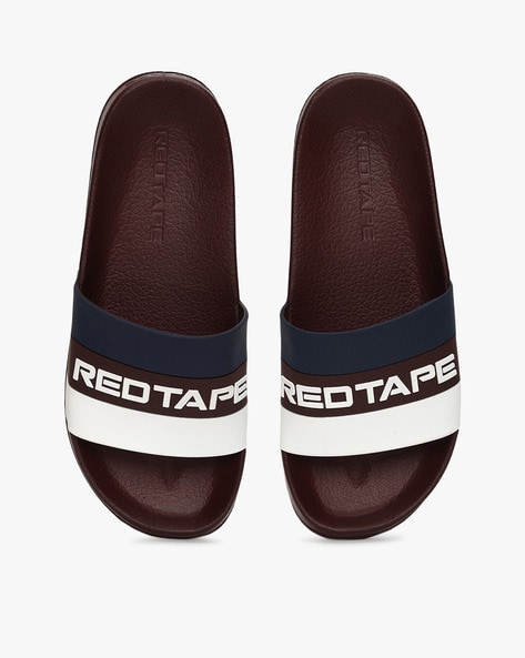 Red Tape Slip-On Sliders Slippers for Men