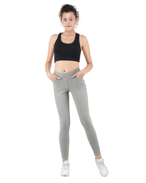 Skinny Jeggings with Elasticated Waist