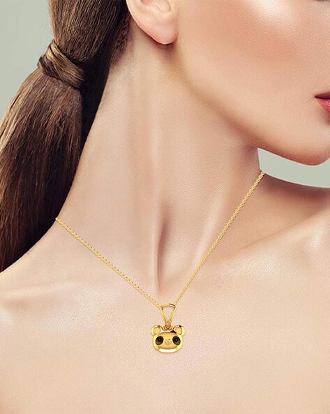 Icandies Cute Panda Necklace Chain Pendant for Women And Girls Gifts Gold-plated  Plated Alloy Necklace Price in India - Buy Icandies Cute Panda Necklace  Chain Pendant for Women And Girls Gifts Gold-plated