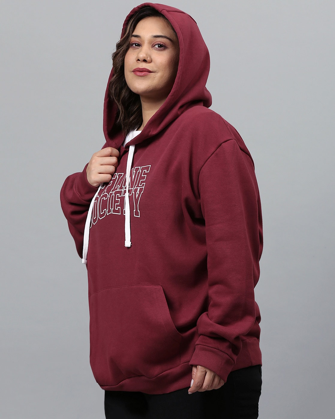 Maroon champion clearance hoodie women's