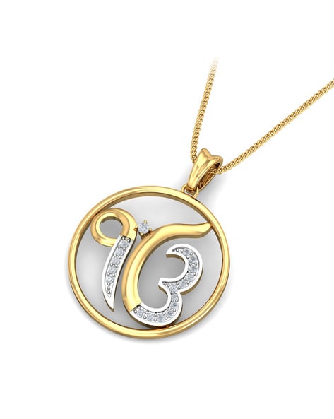 Tanishq ek store onkar pendant