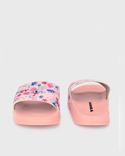 Buy Pink Flip Flop Slippers for Women by Yuuki Online Ajio