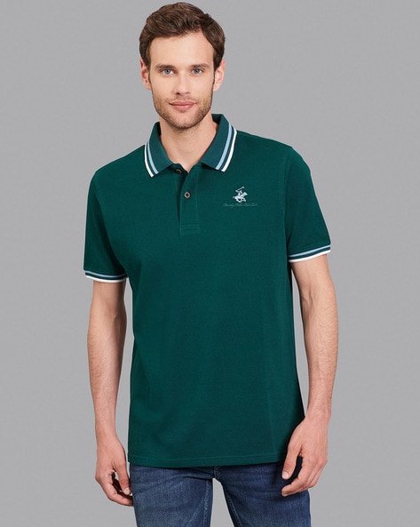 Buy Green Tshirts for Men by Beverly Hills Polo Online | Ajio.com