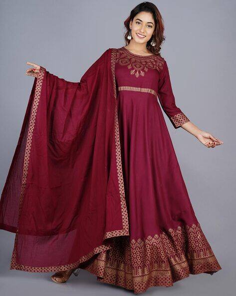ajio anarkali suits