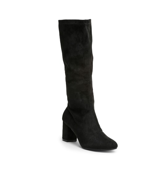 Mid-Calf Boots with Zip Closure