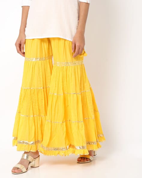 Buy Yellow Pants for Women by Biba 
