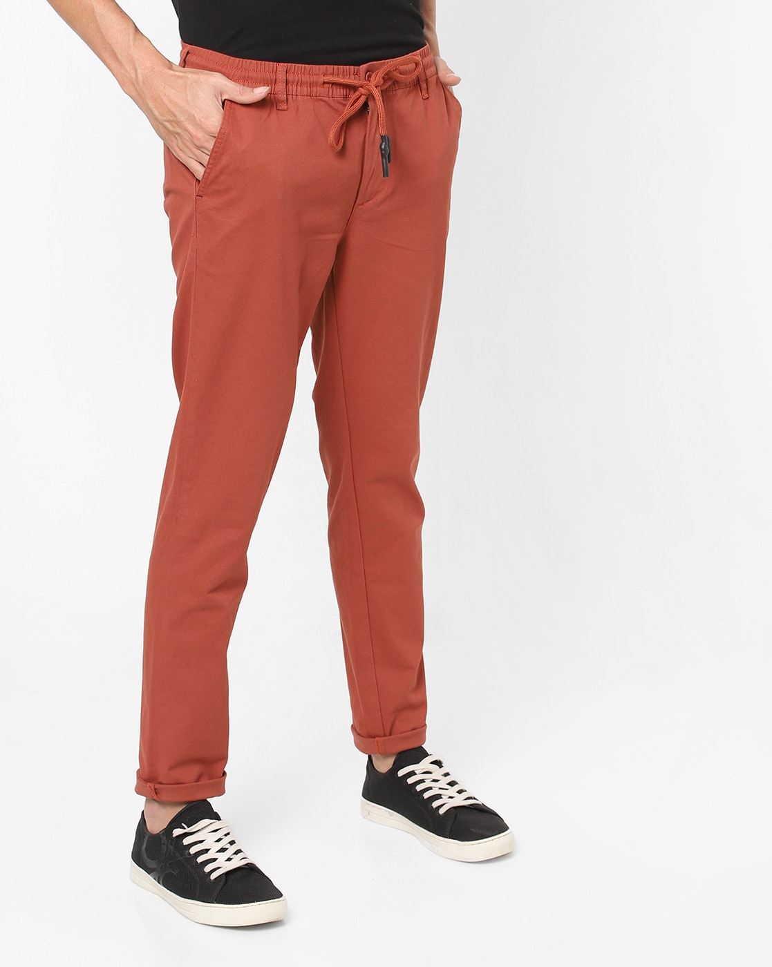 Orange Trousers Men  Buy Orange Trousers Men online in India
