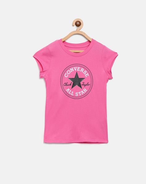 Buy Pink Tshirts for Girls by CONVERSE Online