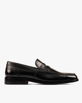 clarks penny loafers