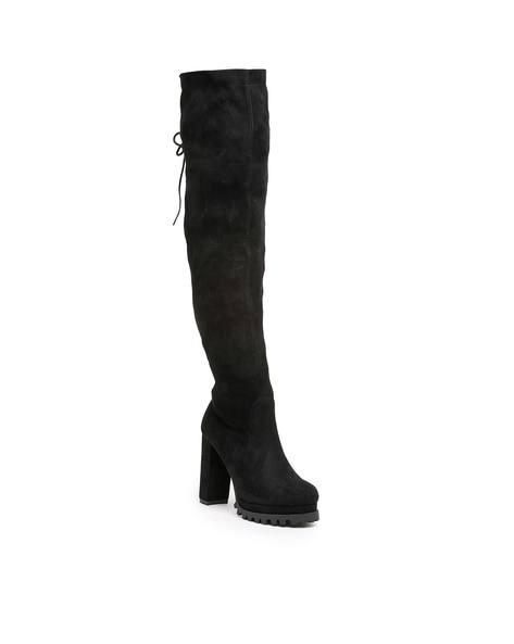 ajio thigh high boots