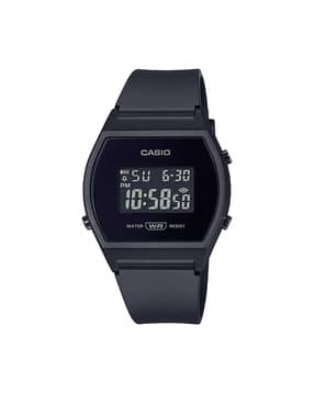 casio Men D215 Vintage LW-204-1BDF Black Digital Dial Black Resin Strap-picture-21