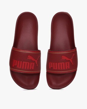 puma leadcat slides red