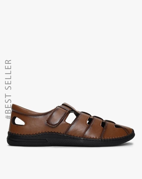 Buy Camel Brown Sandals for Men by Uniquest Online | Ajio.com