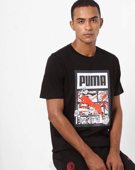 puma black t shirt