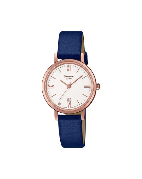 Casio ladies watch cheap leather strap