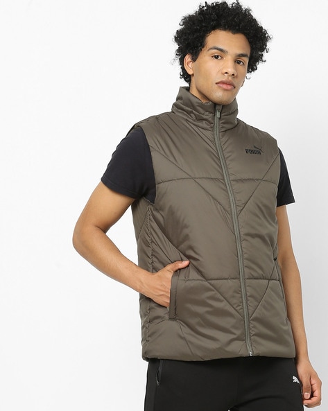 Puma half sleeve on sale jacket