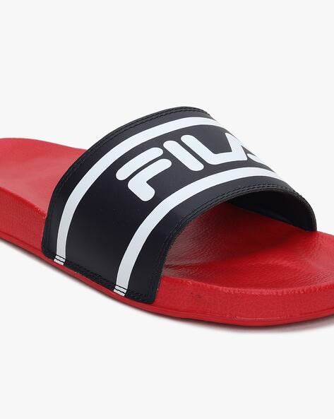 India Flipkart Fila Slippers Flipkart Buy Red Black Flip Flop