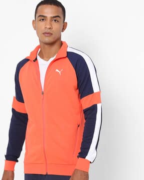 puma jacket orange