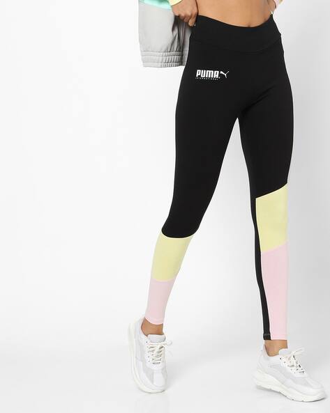 puma yellow leggings