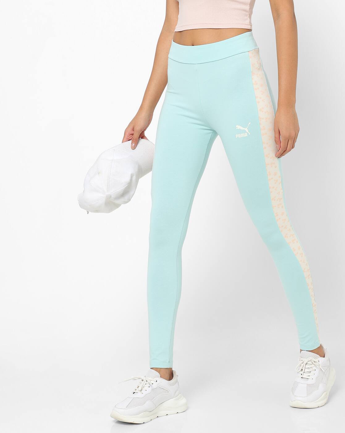 Buy Blue Leggings for Women by Puma 