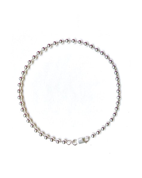 Oxidized Silver 3mm Ball Chain Bracelet | Multi-size available –  COPPERTIST.WU