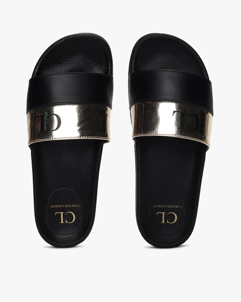 Buy Black Flip Flop Slippers for Women by Carlton London Online