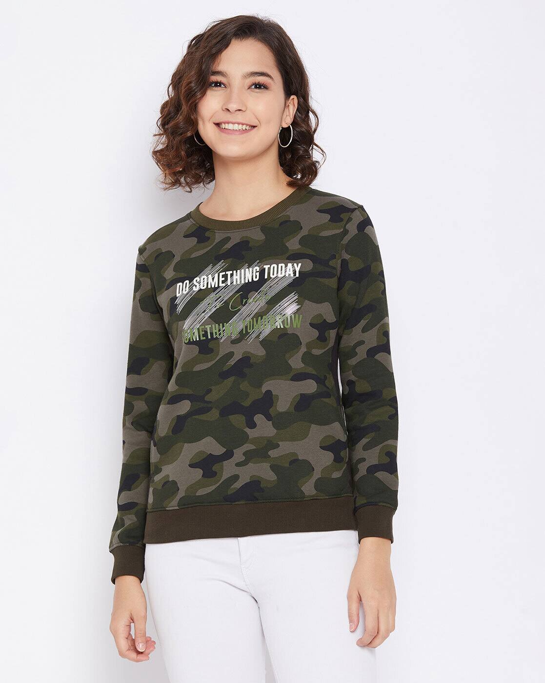 Olive Sweatshirt \u0026 Hoodies for Women 