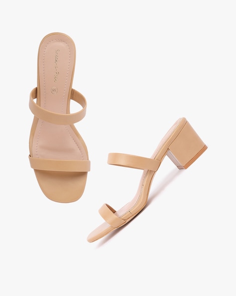 Ankle Strap Block Heel Sandals