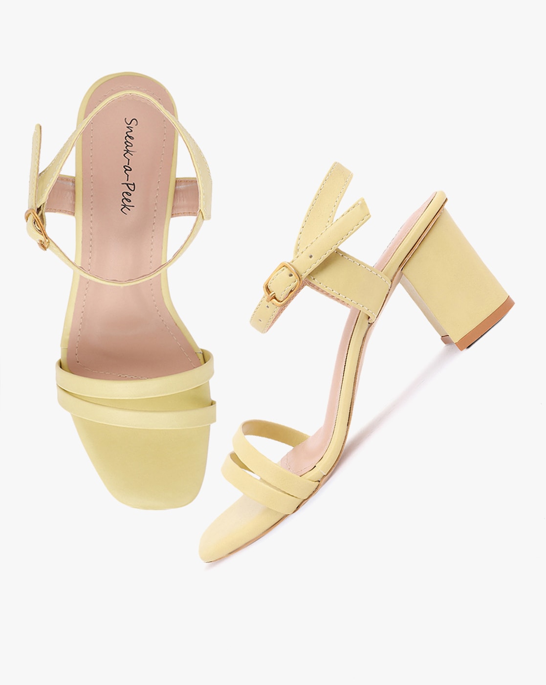 Zara | Shoes | Lemon Yellow Heels From Zara Size | Poshmark