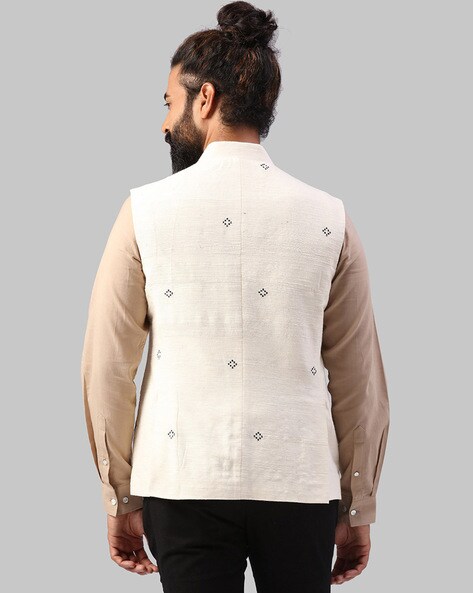 Raymond linen sales nehru jacket