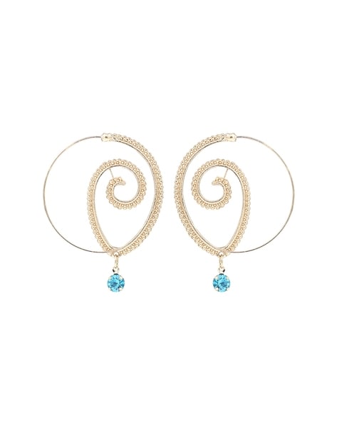 harmtty 1 Pair Ear Ring Elegant Charming Exaggerated Smooth Surface Big  Circle Fine Workmanship Geometrical Oversized Huge Hoop Earring for Dating  - Walmart.com